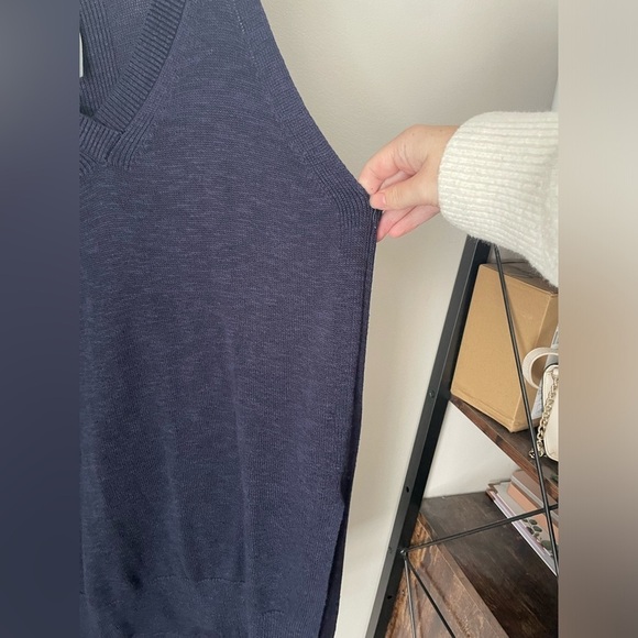 Anthropologie Desmond Navy Blue Sweater Tunic Size Medium - Picture 3 of 10